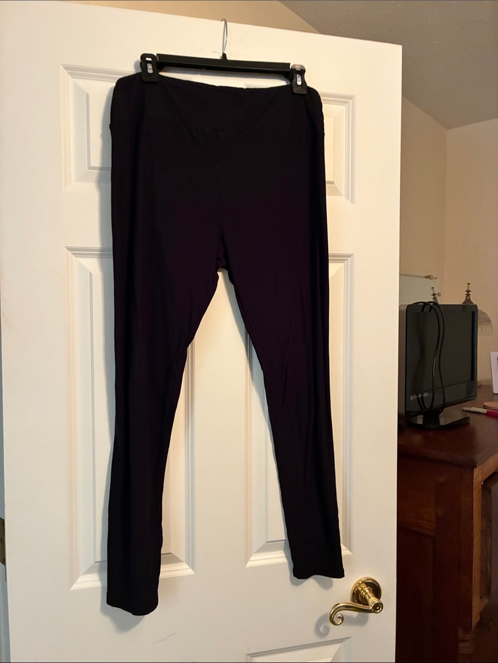 Black Full-Length Stretch Leggings